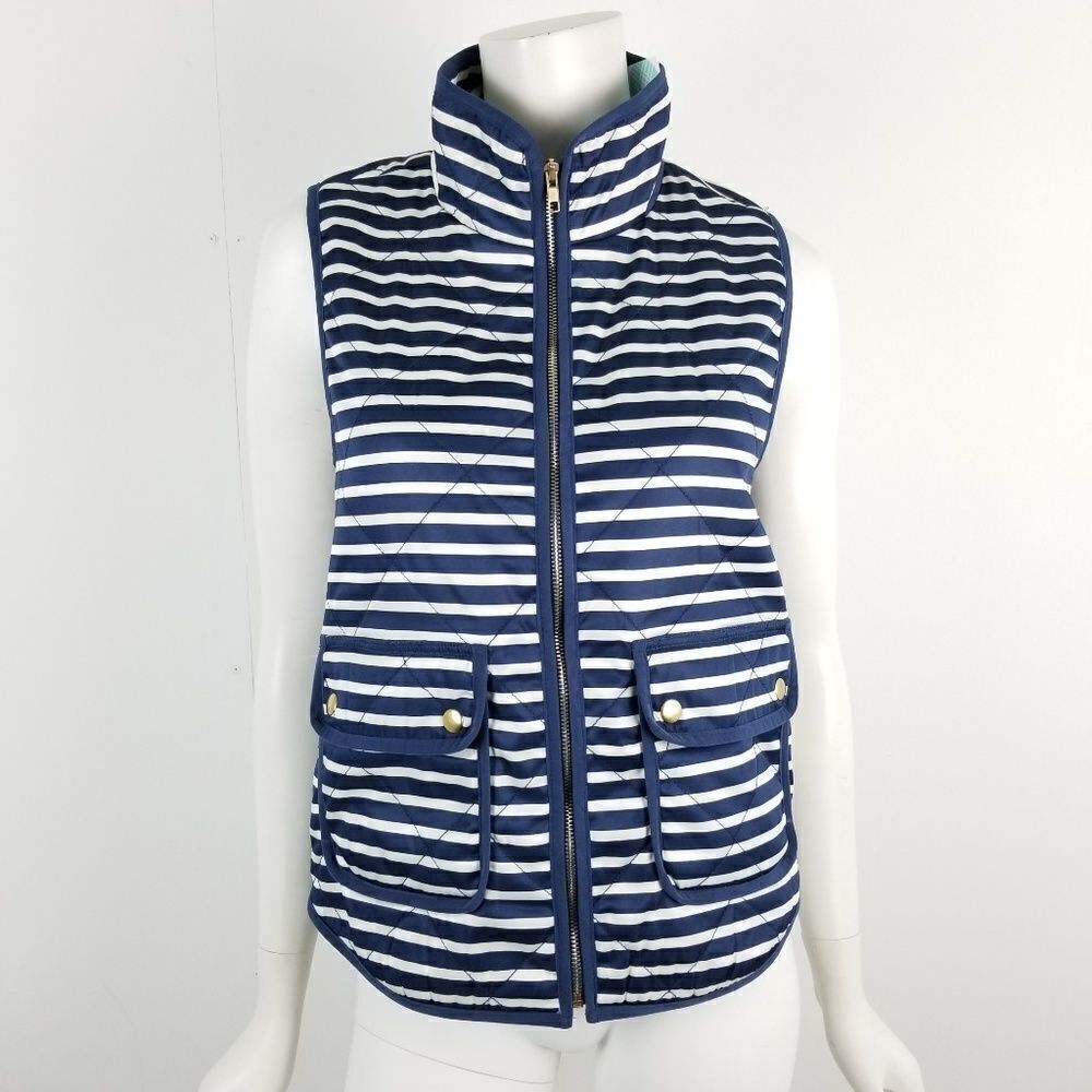 NWT 41 Hawthorn Anise Striped Vest XS Stitch Fix